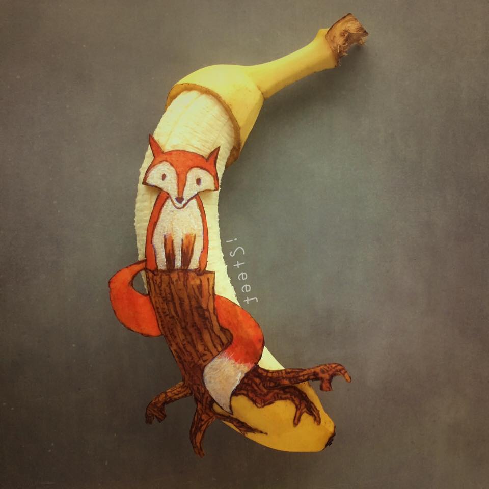 wonder at banana art