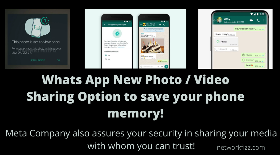 Whats App Announced View Once Update For Media Sharing